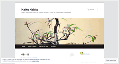 Desktop Screenshot of haikuhabits.com