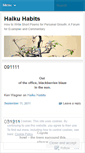 Mobile Screenshot of haikuhabits.com
